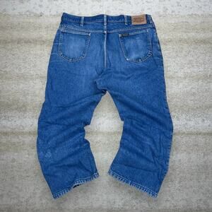 Vintage 90s Eddie Bauer Jeans 40x28 Regular Straight Leg Fit Dark Wash